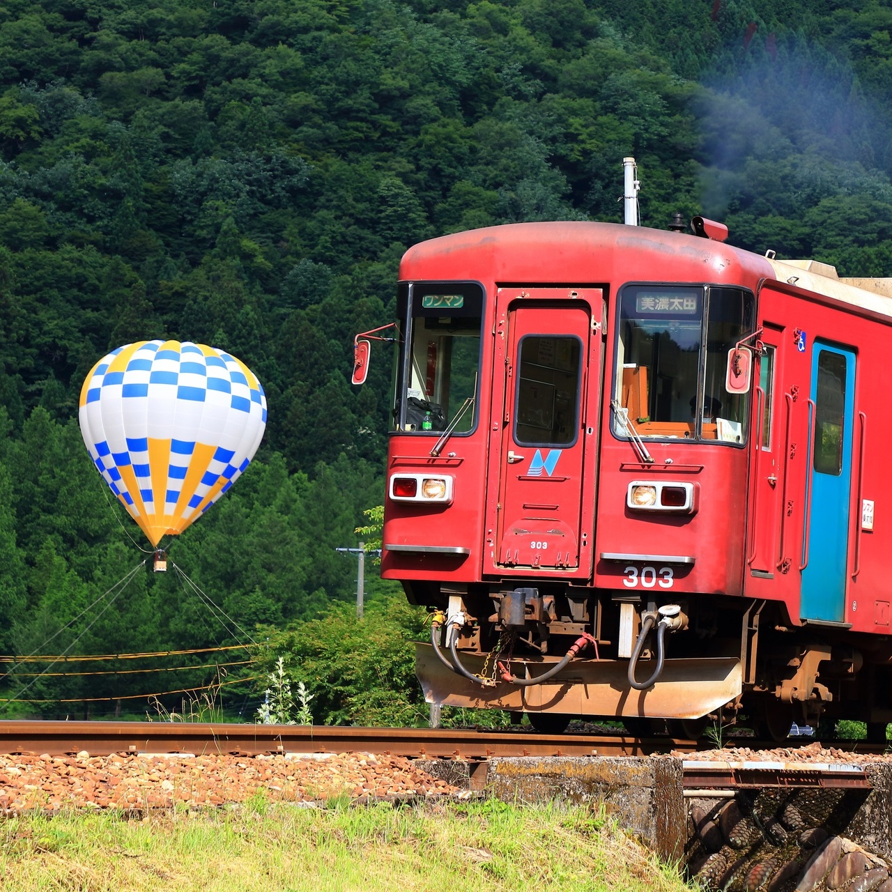 熱気球体験【高度50m】