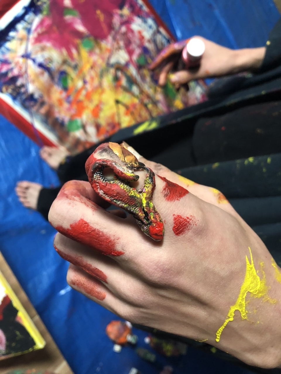 道化絵師MINE オーダー予約(ライブ出演・絵画制作)