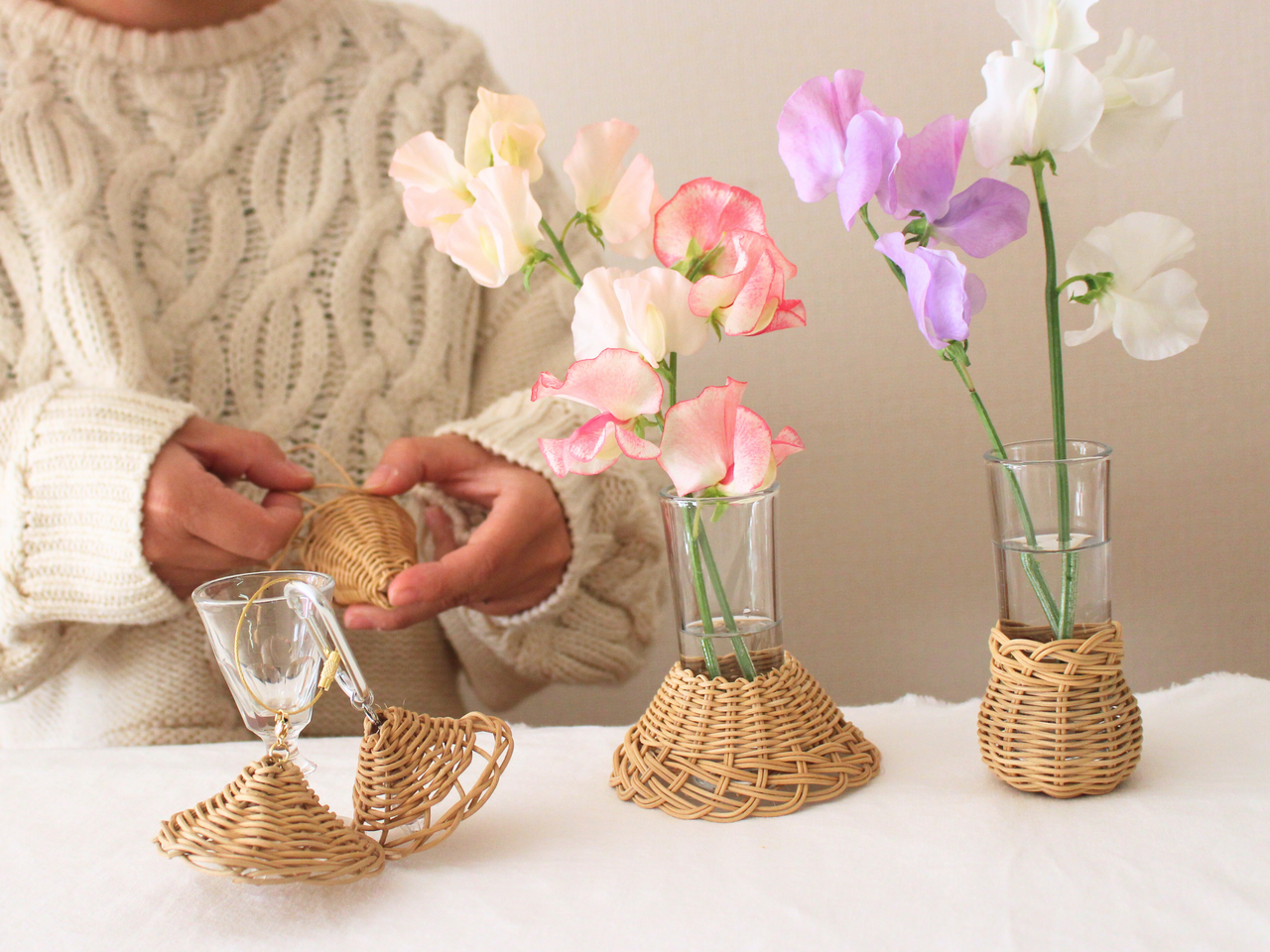 かご編み体験lesson