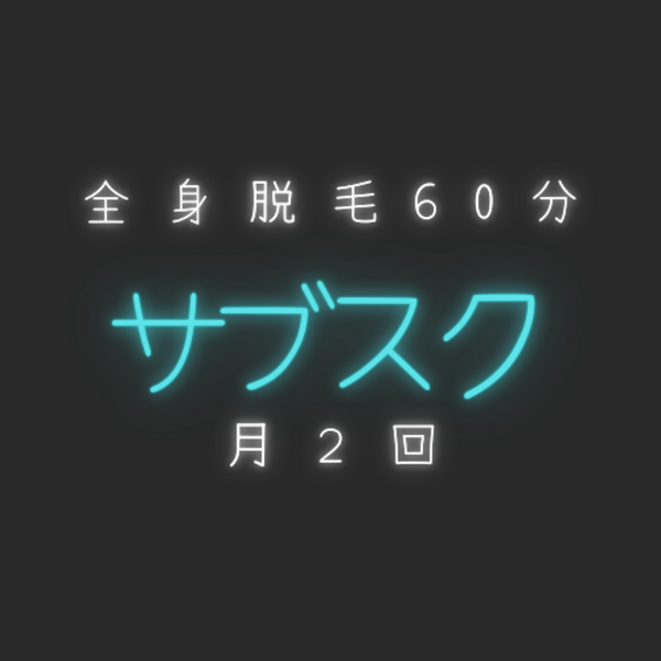 毎月2回コース　1回60分月2回
