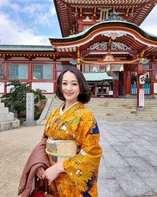 防府の名所でオリエンタル和装ブライダル写真撮影プラン【山口県防府市・着物レンタル】