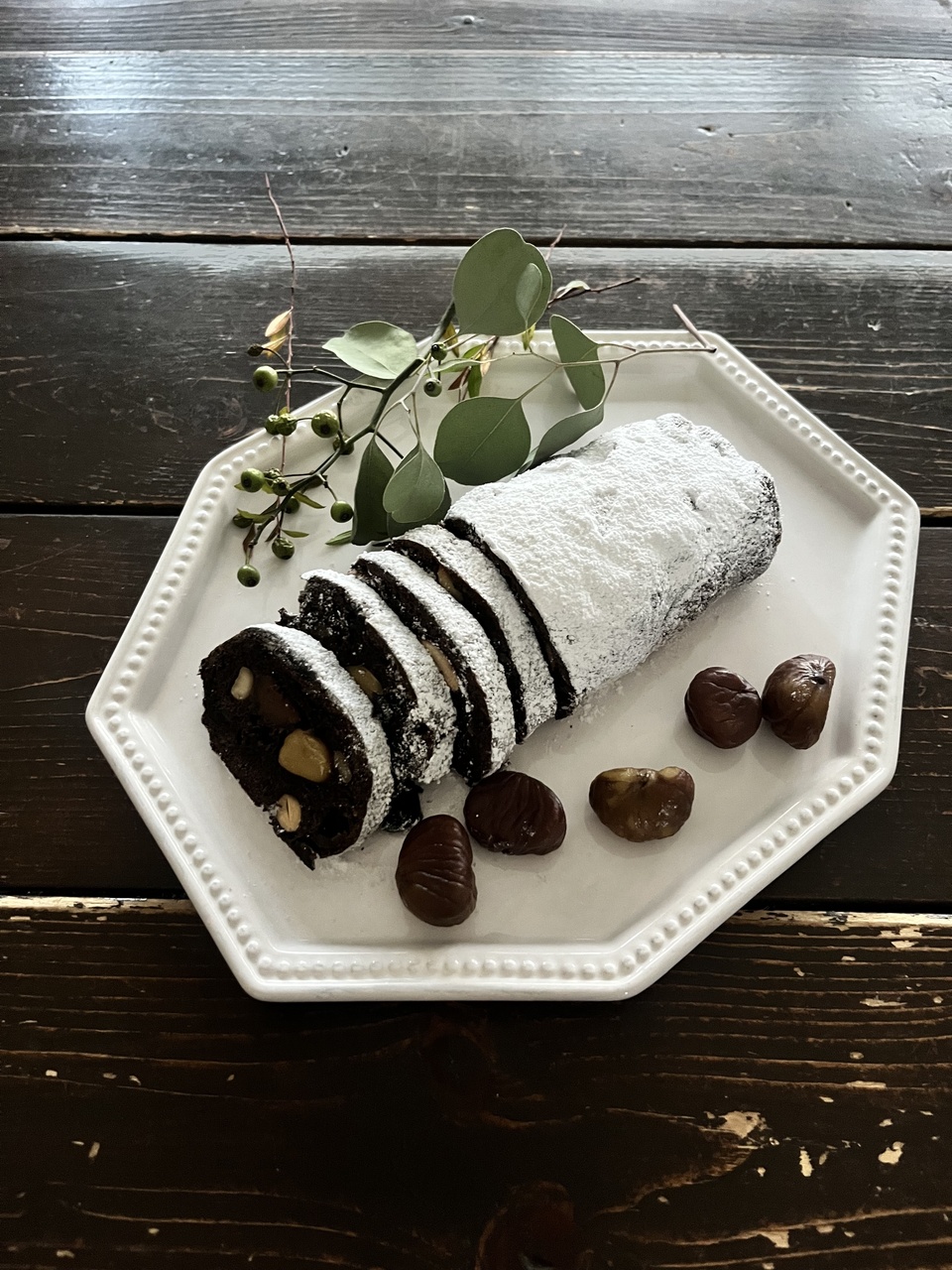 自家製酵母パン!マロンとショコラの贅沢シュトレン1本&持ち帰り生地(1本分)、ラッピングお持ち帰りあり