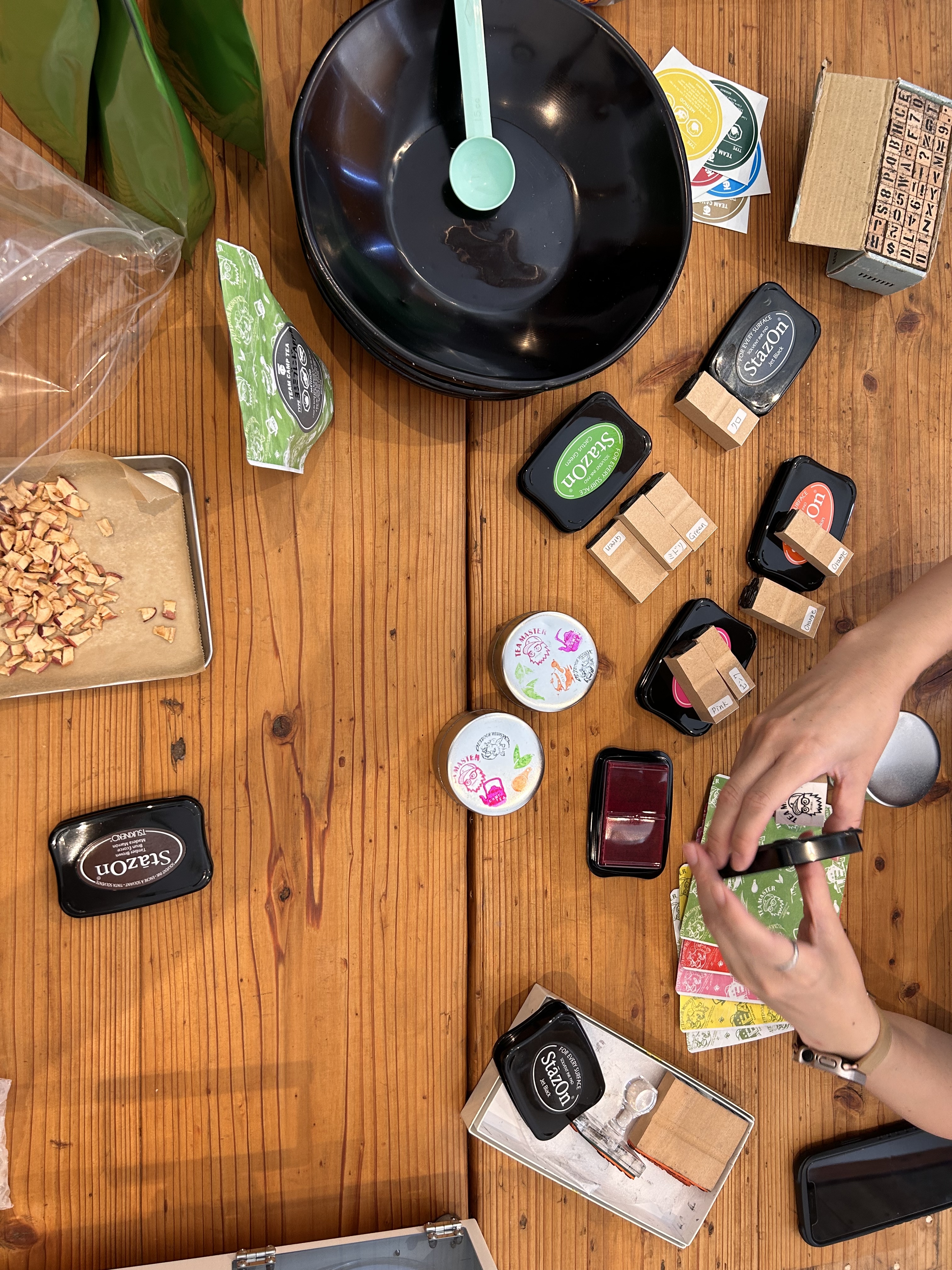 9月 大島園 お茶缶お茶づくりワークショップ