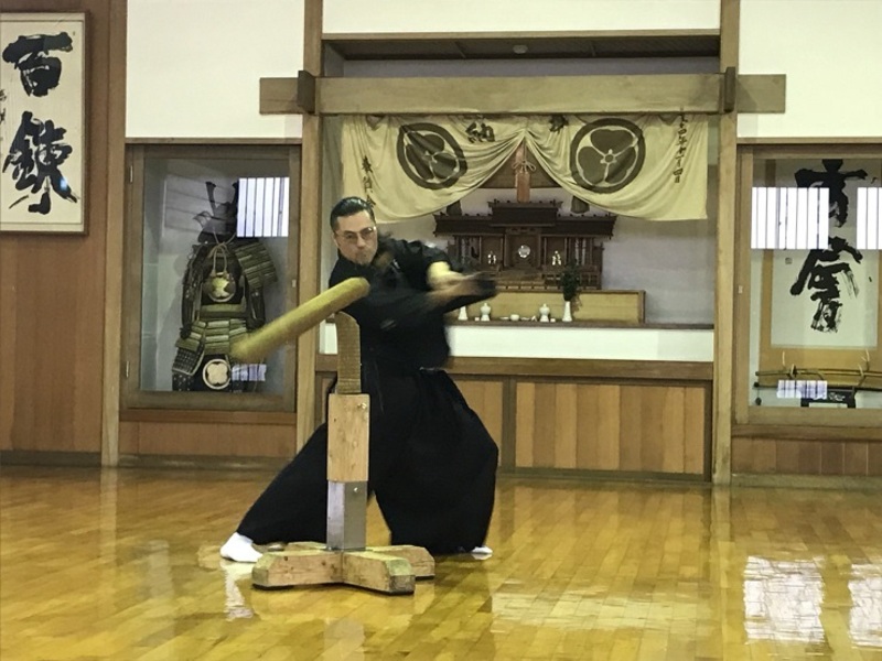 居合道発祥の地でサムライ体験