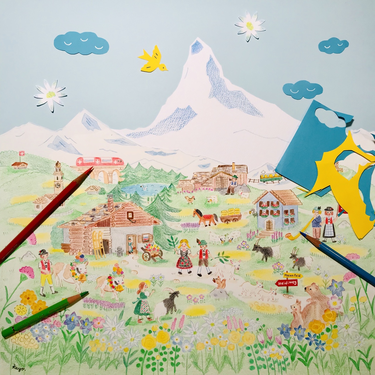 【月刊手紙舎6月号】すげさわ かよ「あなただけの、旅のイラストオーダーメイド」