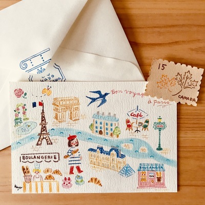 【月刊手紙舎6月号】すげさわ かよ「あなただけの、旅のイラストオーダーメイド」