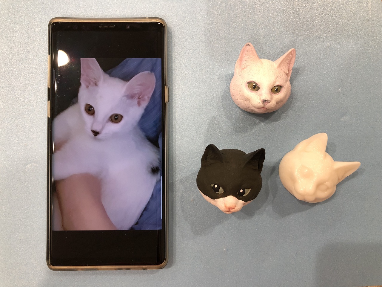 愛猫バッジ着色教室