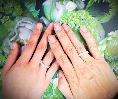 純銀リング作り体験