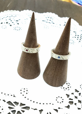 純銀リング作り体験