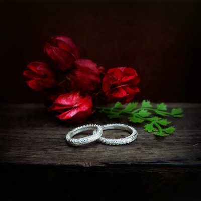 純銀リング作り体験