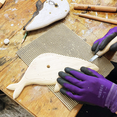 KIYATAの本格木彫り掛時計ワークショップ at 手紙舎 2nd STORY