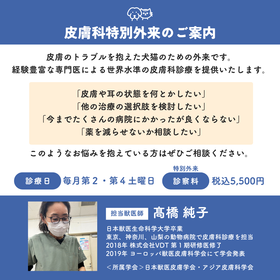 皮膚科特別外来 予約フォーム