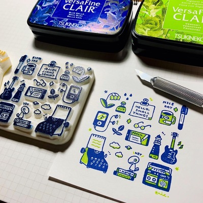 ＜満席となりました＞「ericの消しゴムはんこ-テクニック編-」