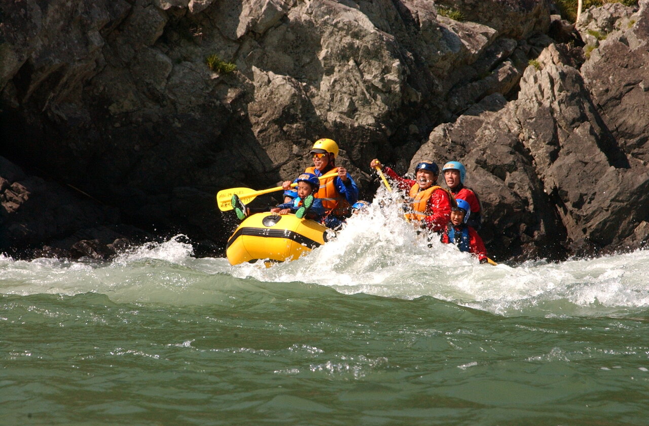 球磨川ラフティング3時間コース