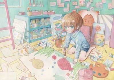 🕊【コミックイラスト】マンツーマン講座・アナログデジタルどちらでもOK！担当講師：天羽 しいら