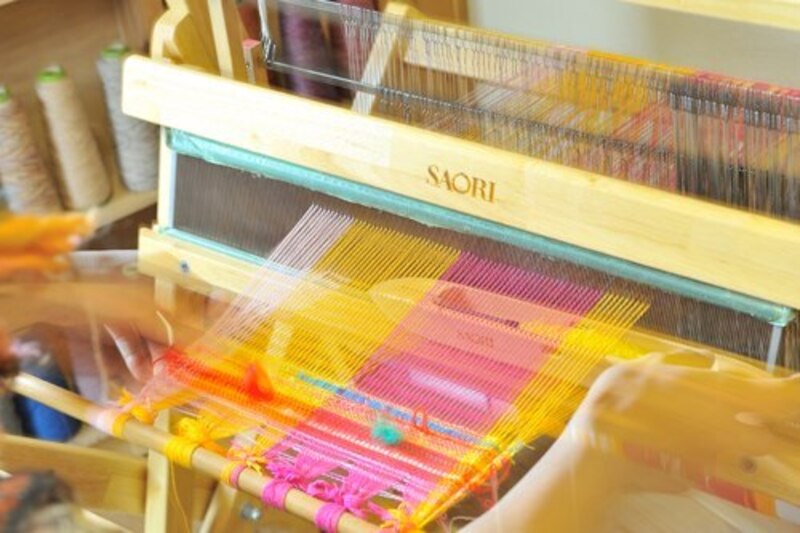 SAORI豊崎長屋のさをり織り体験