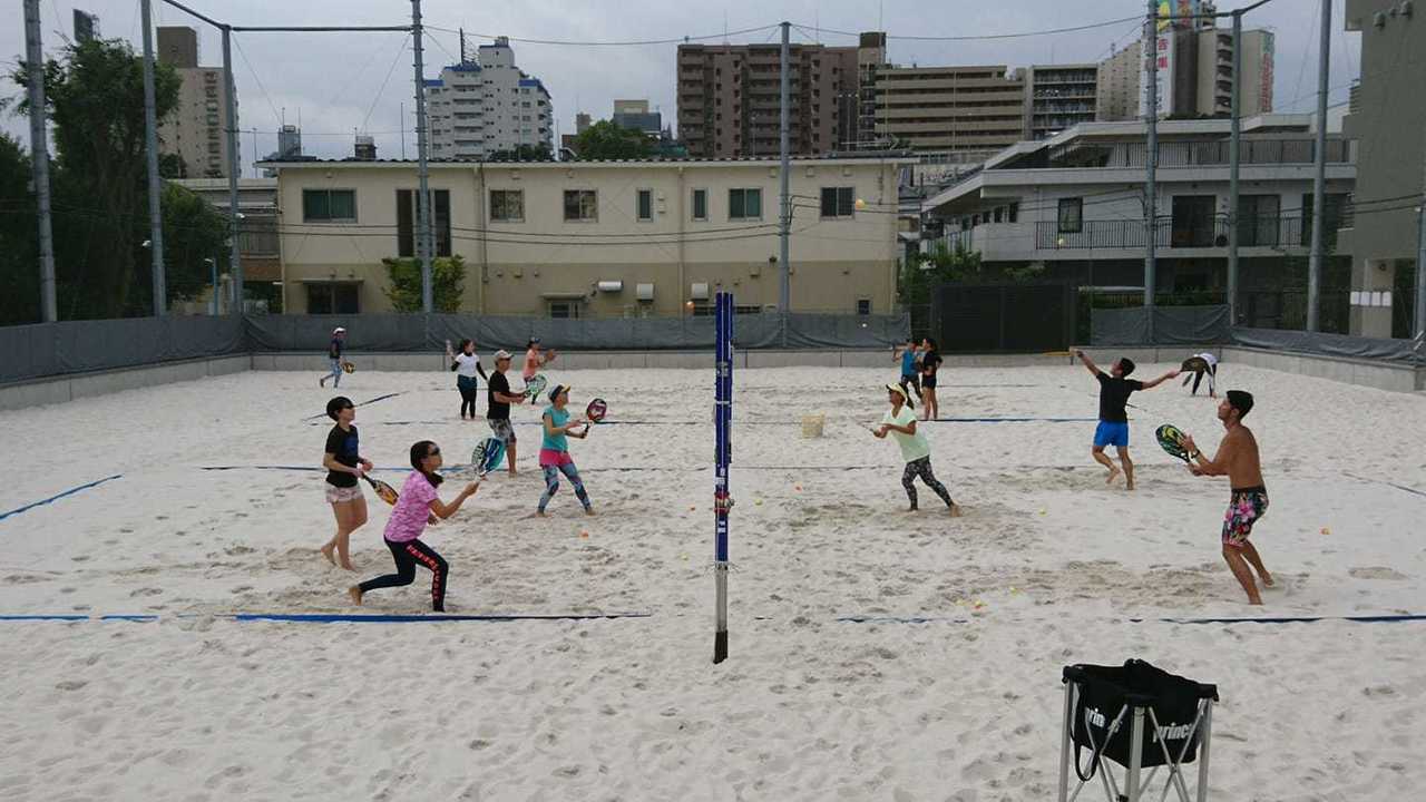 杉並ビーチテニス体験会