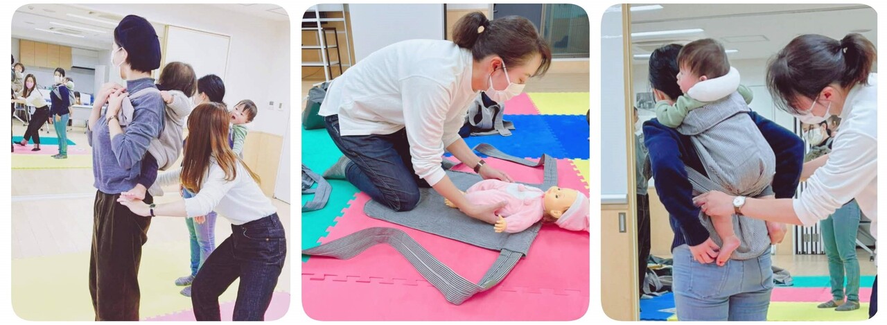 おんぶと抱っこの練習会＠ゆいま～る