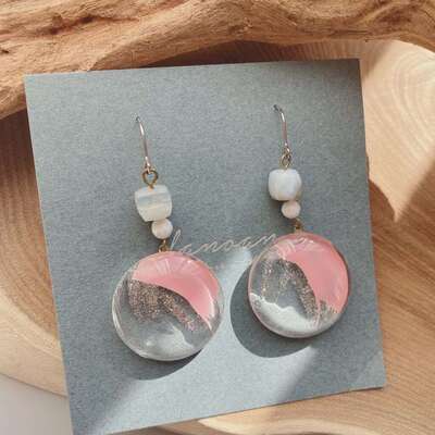 ガラスカボションアクセサリー