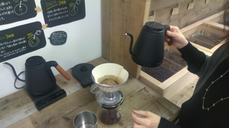 ハンドドリップコーヒー体験