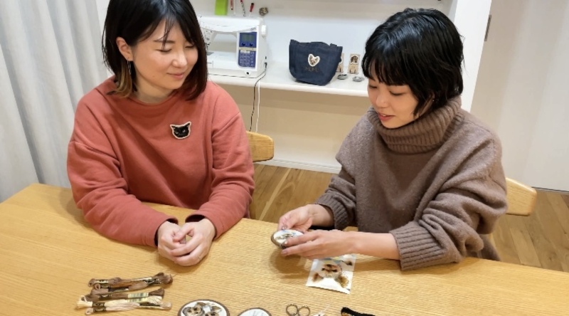 うちの子刺繍対面レッスン（少人数/広島市中区開催）