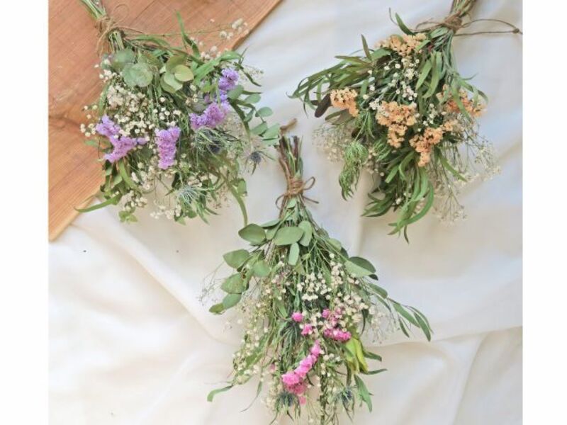 trial dryflowers swag lesson お試しドライフラワースワッグ