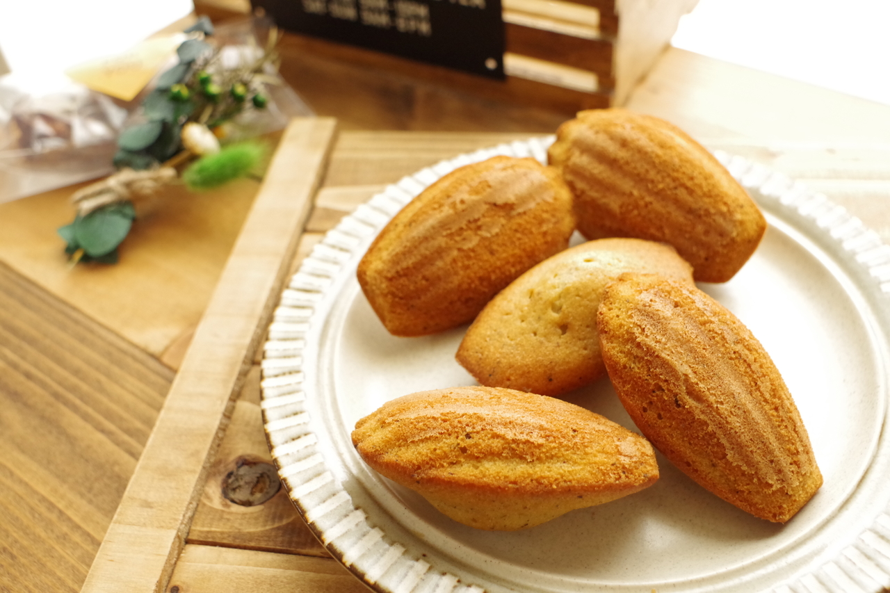 体験レッスン『はちみつマドレーヌ＆ココアマドレーヌ』