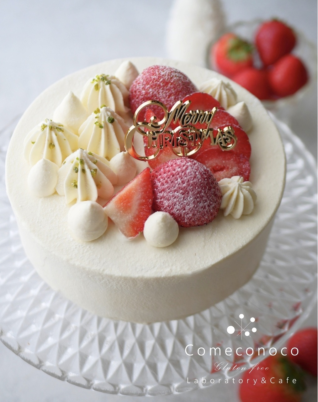 【店頭販売・お受渡し】クリスマスケーキご予約（苺ショートケーキ ５号・15cm）