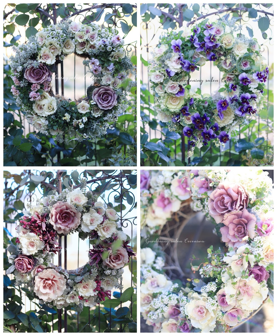 葉牡丹リースワークショップ2025