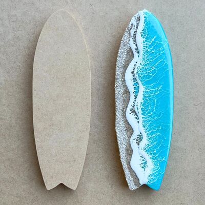 海1SEAプレート（レジンを着色して作ります）