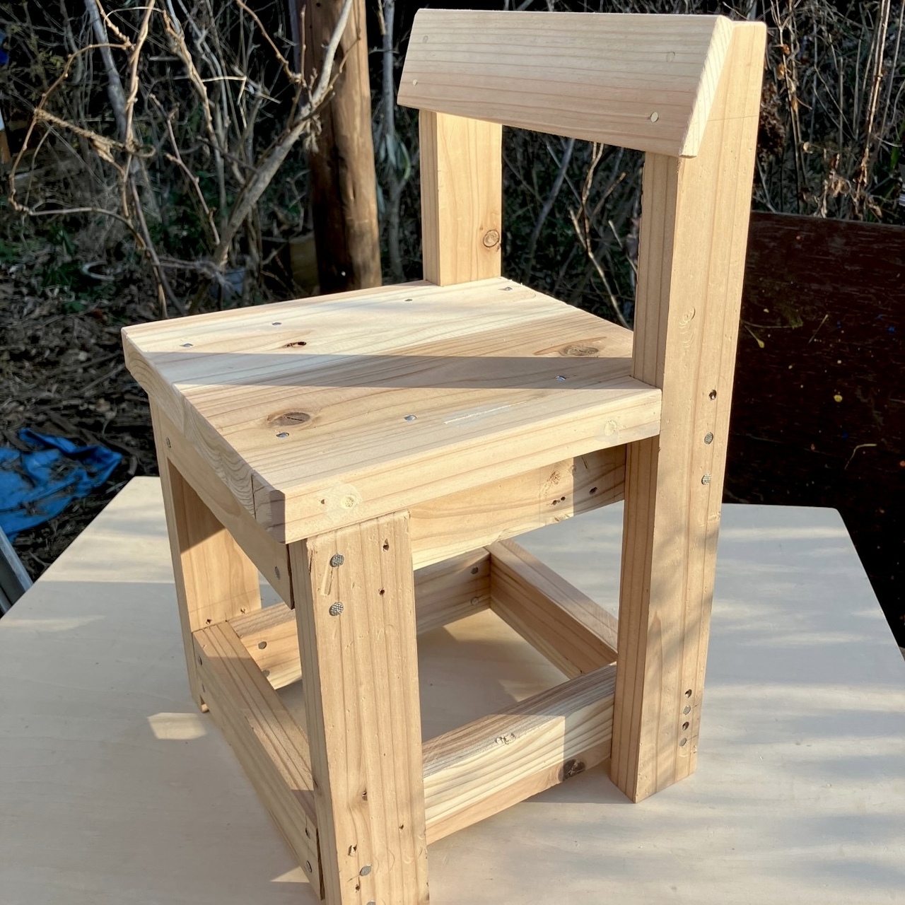 土曜保育 〜 木工作『ぼくわたしの椅子』 