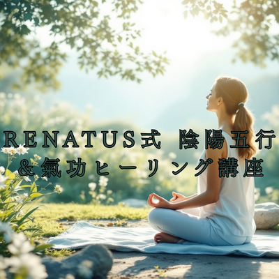 【1Day特別開催】 Renatus式 陰陽五行×氣功ヒーリング講座