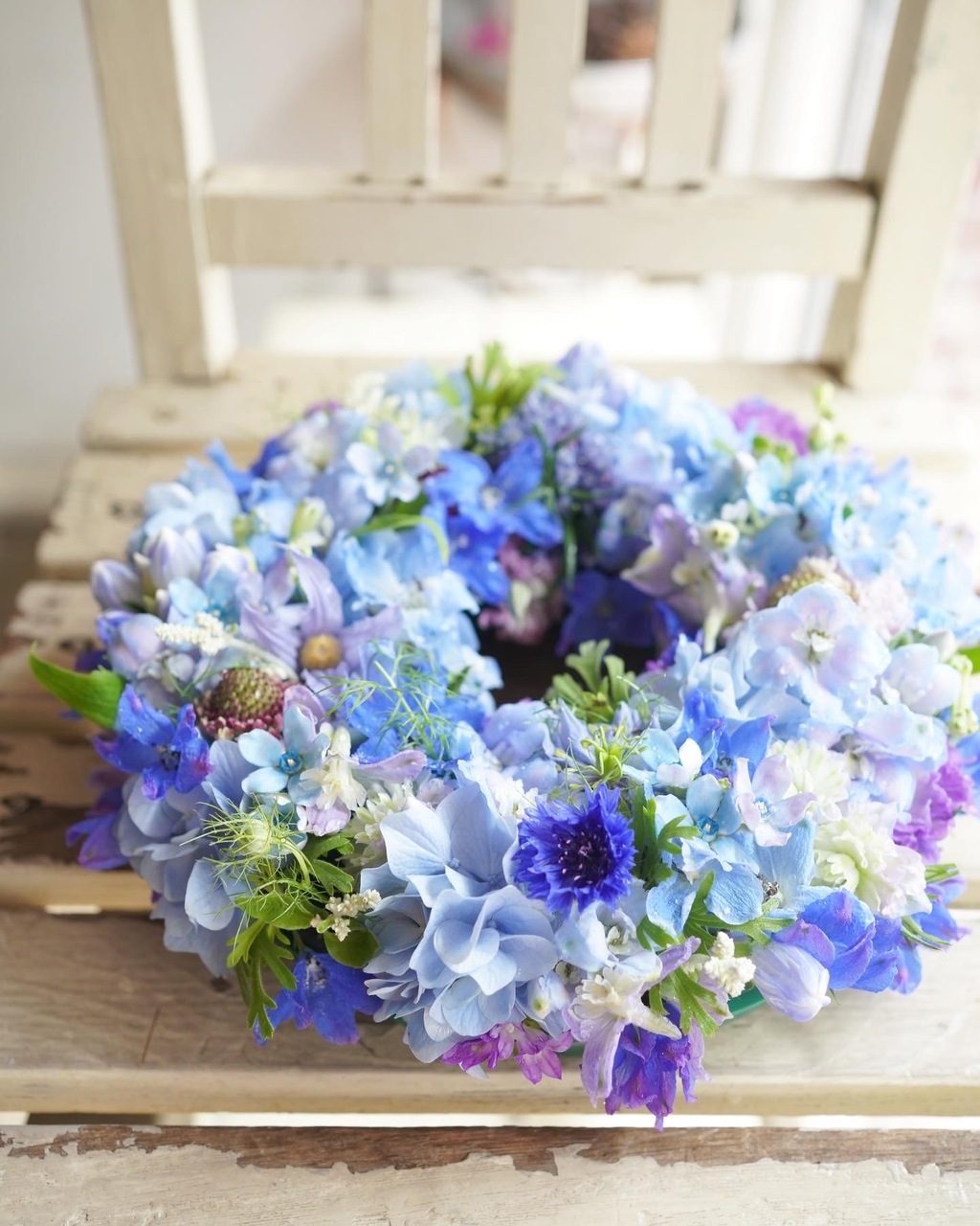 7月＊Special class**【リース】なんとも綺麗な♪ブルー&寒色系の