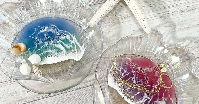 レジン波アート】3DAYSマスタークラス《作品4点制作》 大阪（豊中