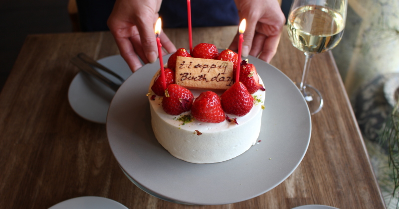 dining socialアニバーサリーケーキ 12cmサイズ 【 ランチタイムご予約