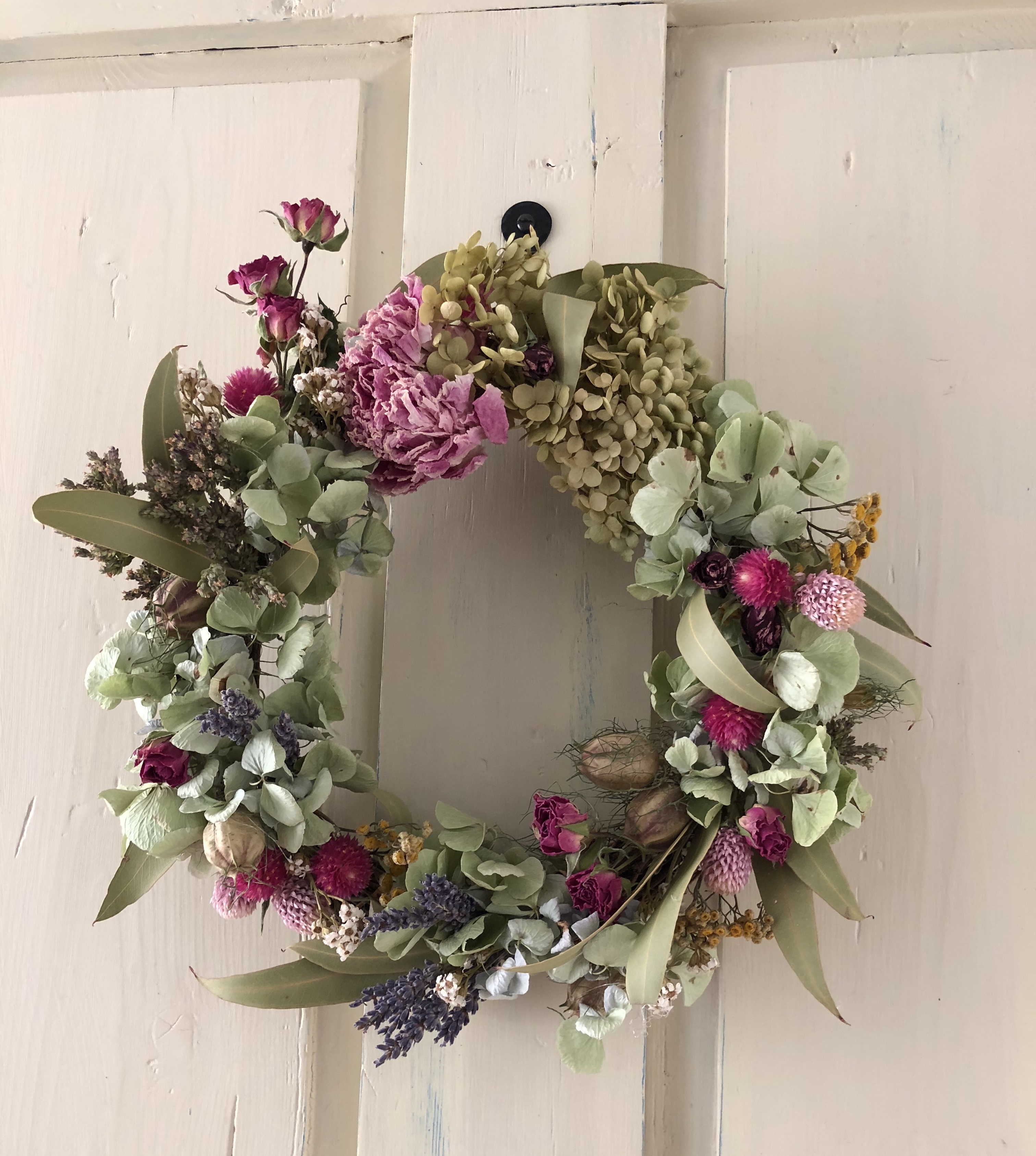 ハーブが香るドライフラワーリース&スワッグ 2022 