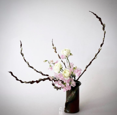 【瓶花レッスン】瓶花を学ぶ！家のインテリアに活かせる投入れを初心者から丁寧に　～松風レッスン～