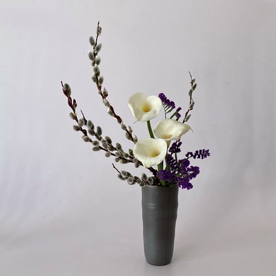 【瓶花レッスン】瓶花を学ぶ！家のインテリアに活かせる投入れを初心者から丁寧に　～松風レッスン～