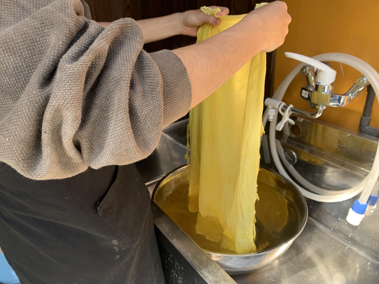 草木染めワークショップ　メリケンカルカヤ　￥7,500