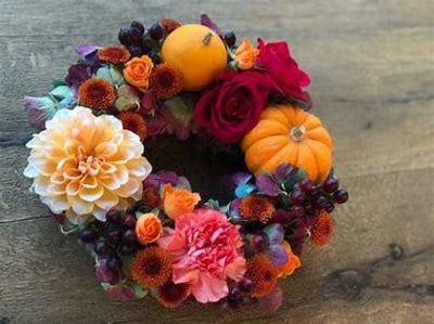 残り僅か！【10/21 逗子開催】「フラワースクール（ハロウィン アレンジ）」