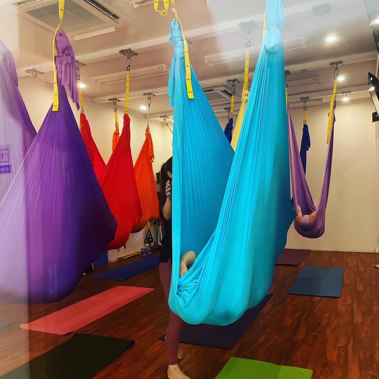 エアリアルヨガ体験会