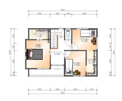 岩手県盛岡市～ランドリースペースのある家～