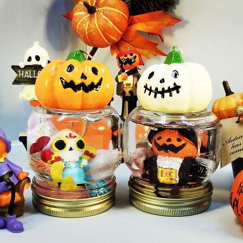 ハロウィン スノードーム 楽天市場】スノードームキット ハロウィン スノードームライト