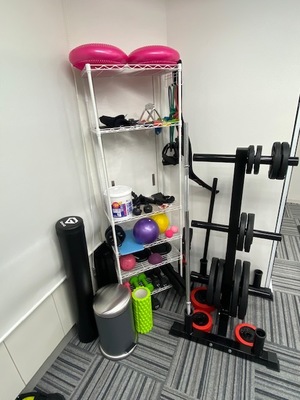 レンタルジムの予約ページ