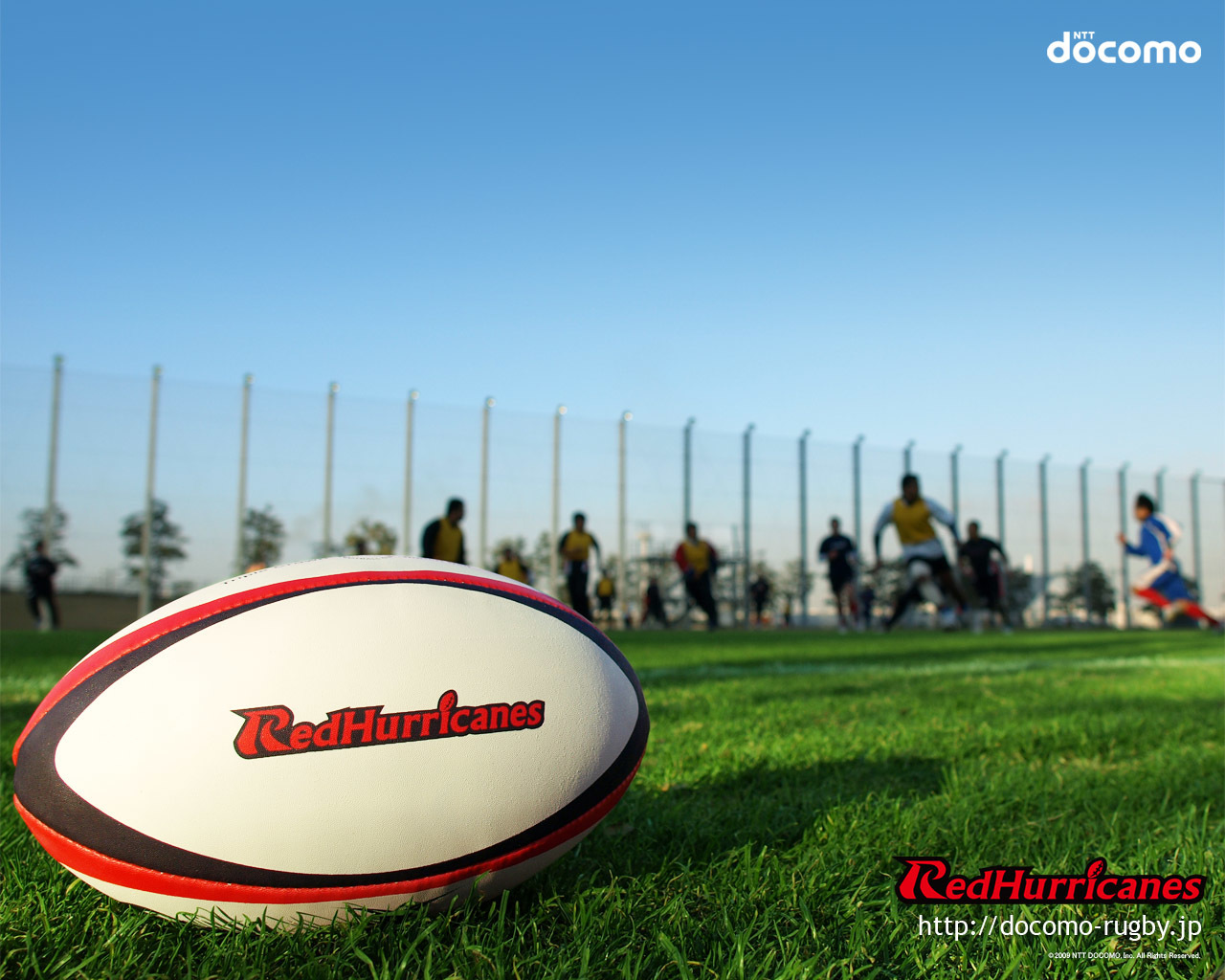 NTTドコモレッドハリケーンズによるラグビー体験イベント
