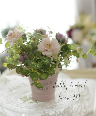 体験レッスン/アーティフィシャルフラワー/シャビーアンドナチュラル