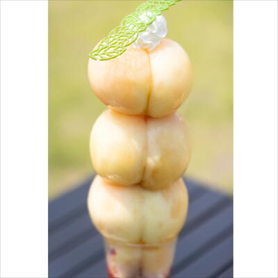 【岡山白桃豪華グラスパフェ】県内近隣 桃農家の新鮮・完熟の桃を使用 
