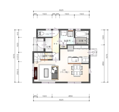 岩手県盛岡市～26坪でも3LDKゆとりのある家～