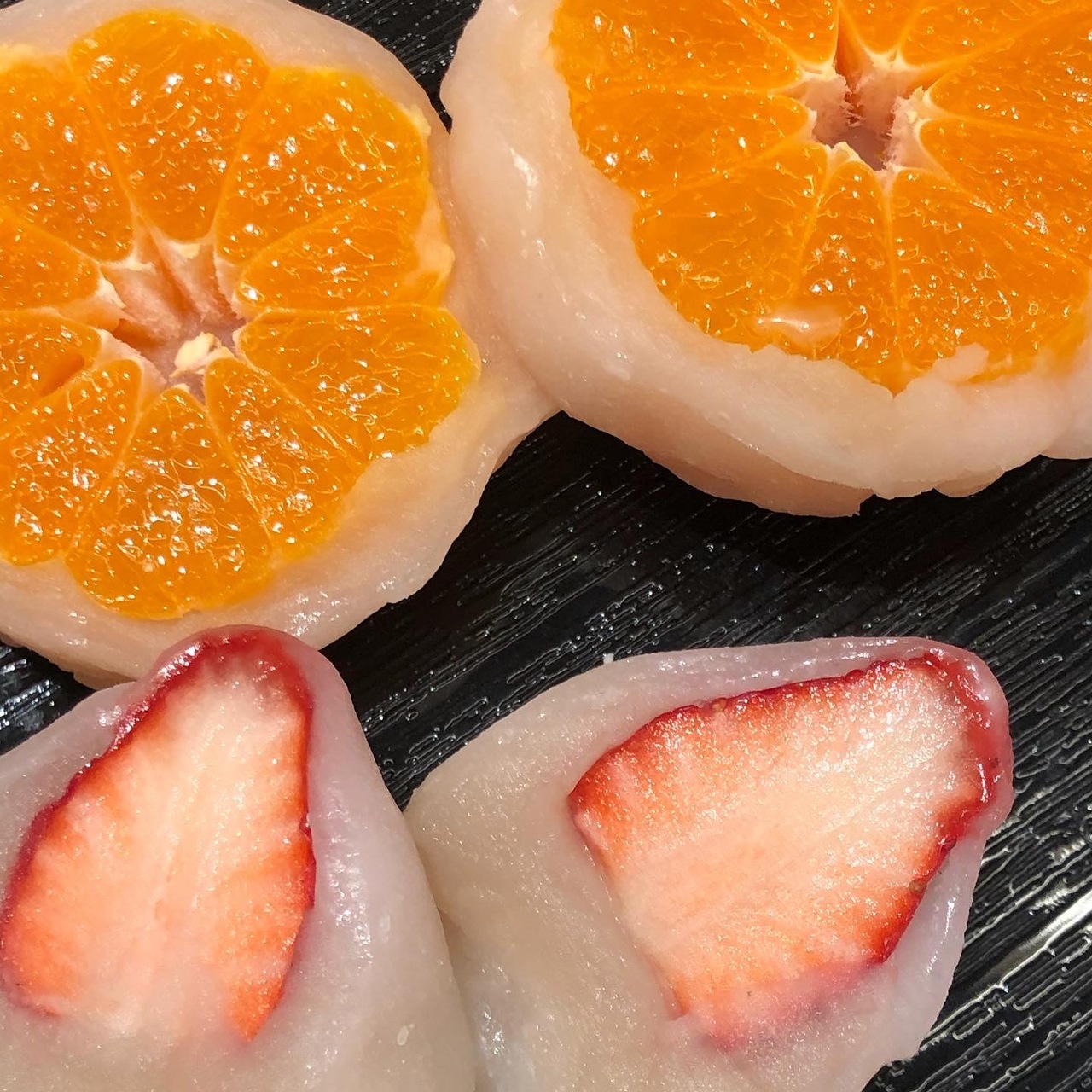 お菓子基礎（みかん大福）