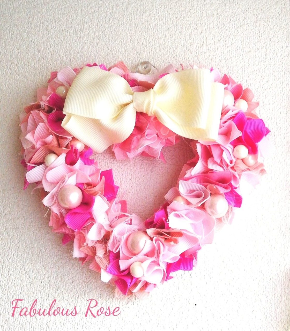 【足立区西新井】かわいいバレンタインフェア～②リボンリースづくり～｜2021年2月14日(日)